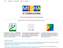 Tablet Screenshot of meghaconsulting.com